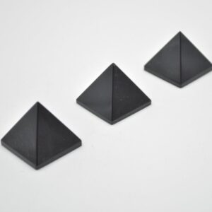 Black Obsidian Crystal Pyramid - 3cm x 3cm x 3cm - 25 - 30 grams