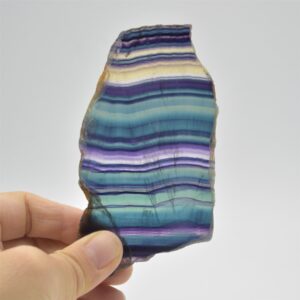 Rainbow Fluorite Crystal Slice / Slab - 150g - 1 Count