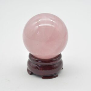 Rose Quartz Crystal Sphere Ball - 211 grams -  5cm