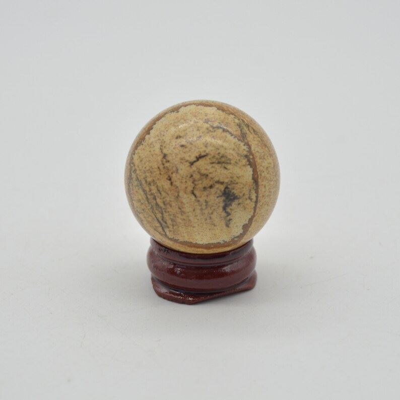 Picture Jasper Crystal Sphere Ball - 56 grams - 3cm- 3.5cm - #03