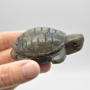 Labradorite Turtle - 7cm x 4.5cm x 2.5cm - 105 grams