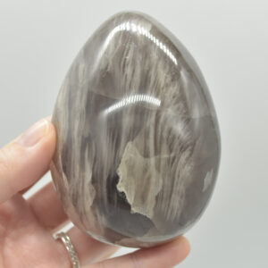 Blue Rose Quartz Crystal Egg - 9cm - 553 grams - #01