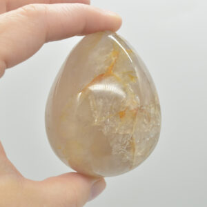 Blue Rose Quartz Crystal Egg - 6cm - 207 grams - #12