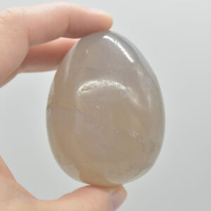 Blue Rose Quartz Crystal Egg - 6cm - 199 grams - #13