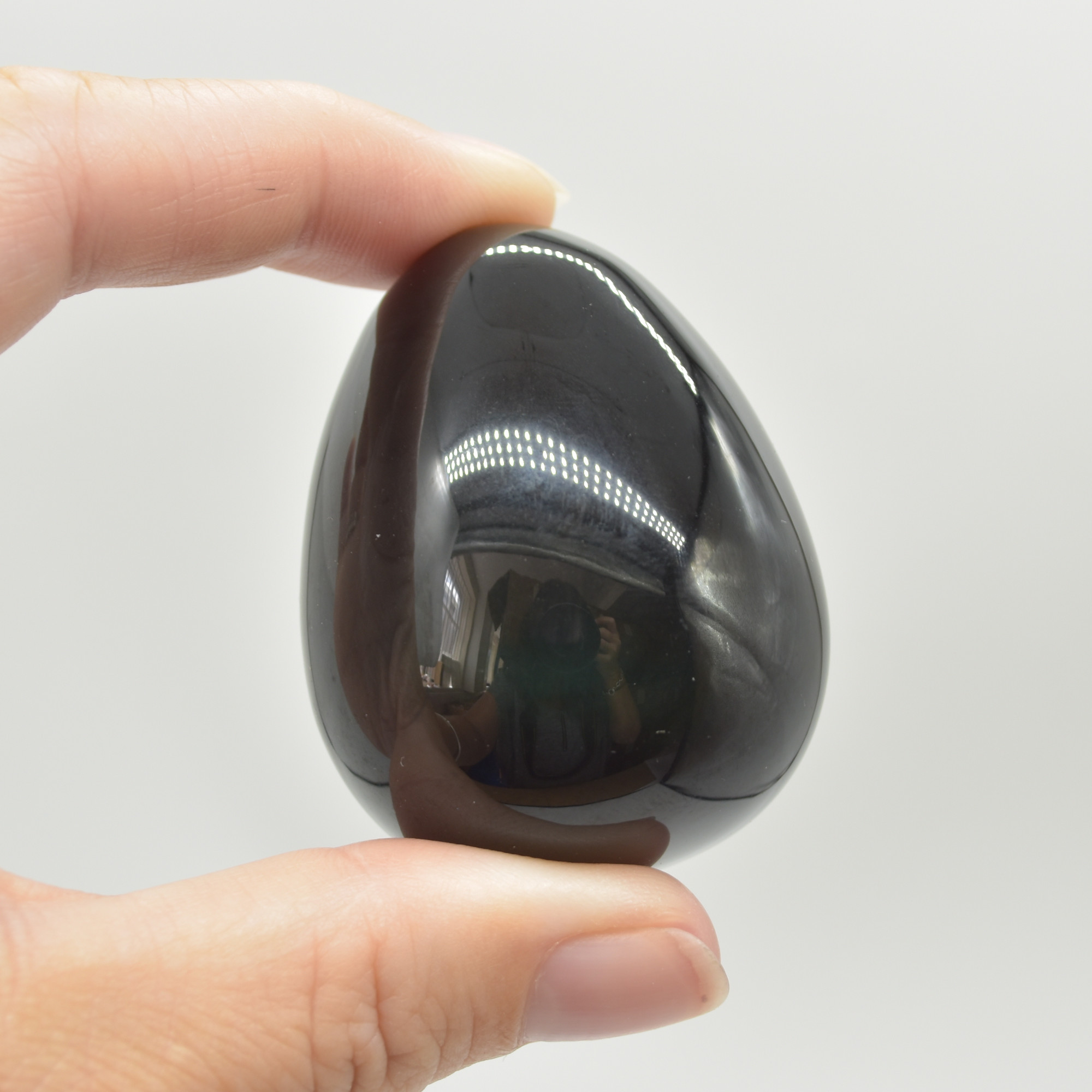 Rainbow Obsidian Egg - 80g - 100g - Image 4