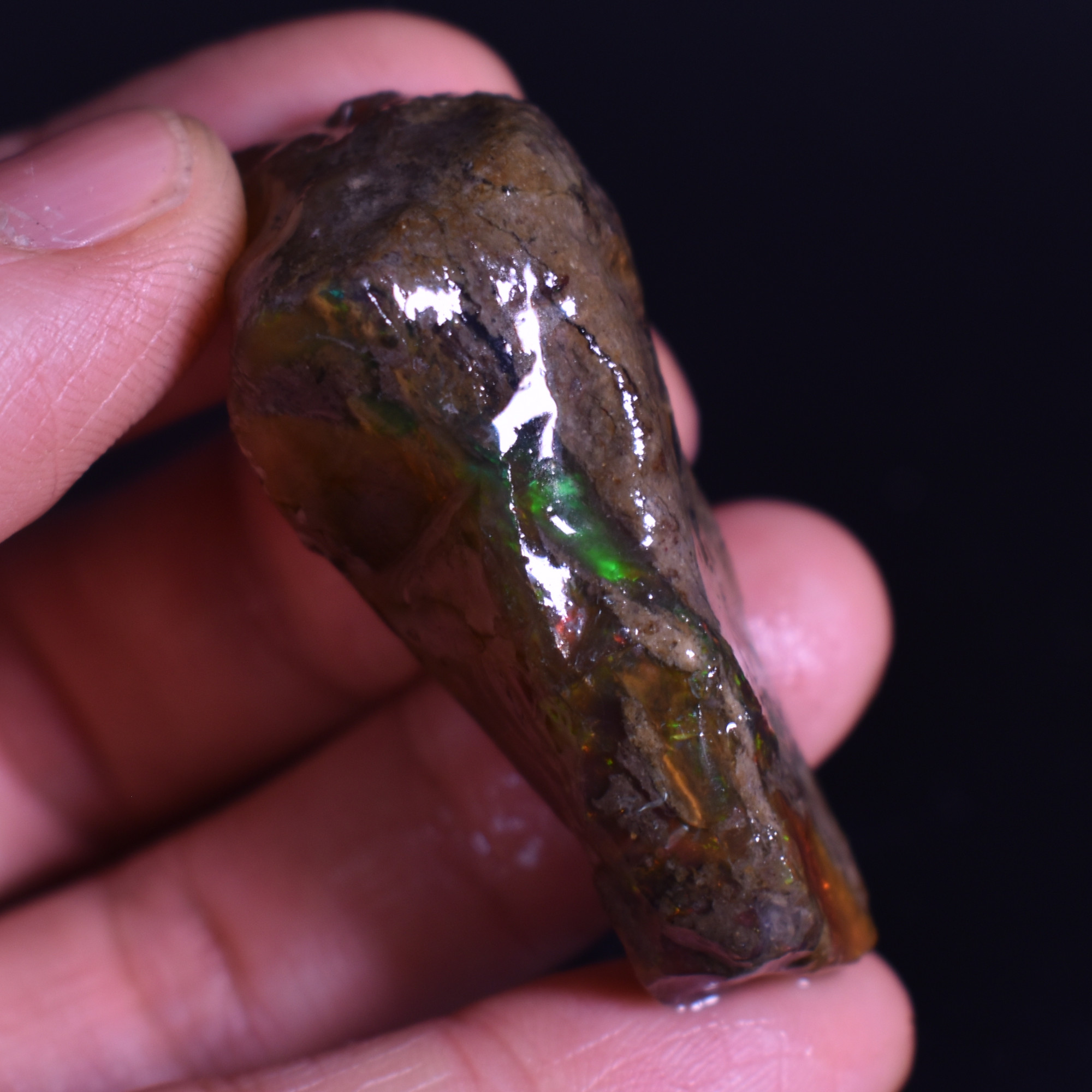 Ethiopian Crystal Opal Non Hydrophane Raw Specimen Rock - 103ct weight #03 - Image 2