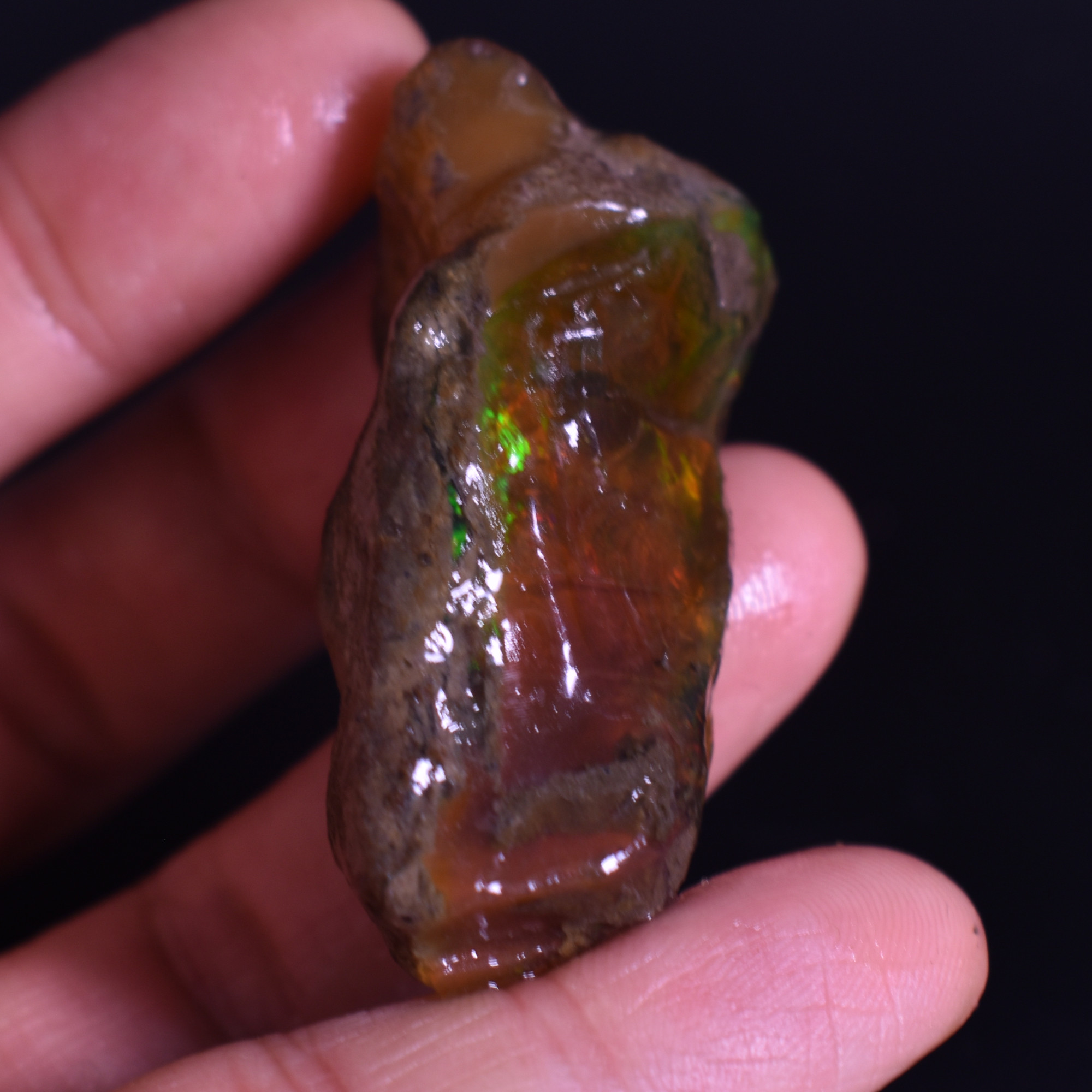 Ethiopian Crystal Opal Non Hydrophane Raw Specimen Rock - 103ct weight #03 - Image 3