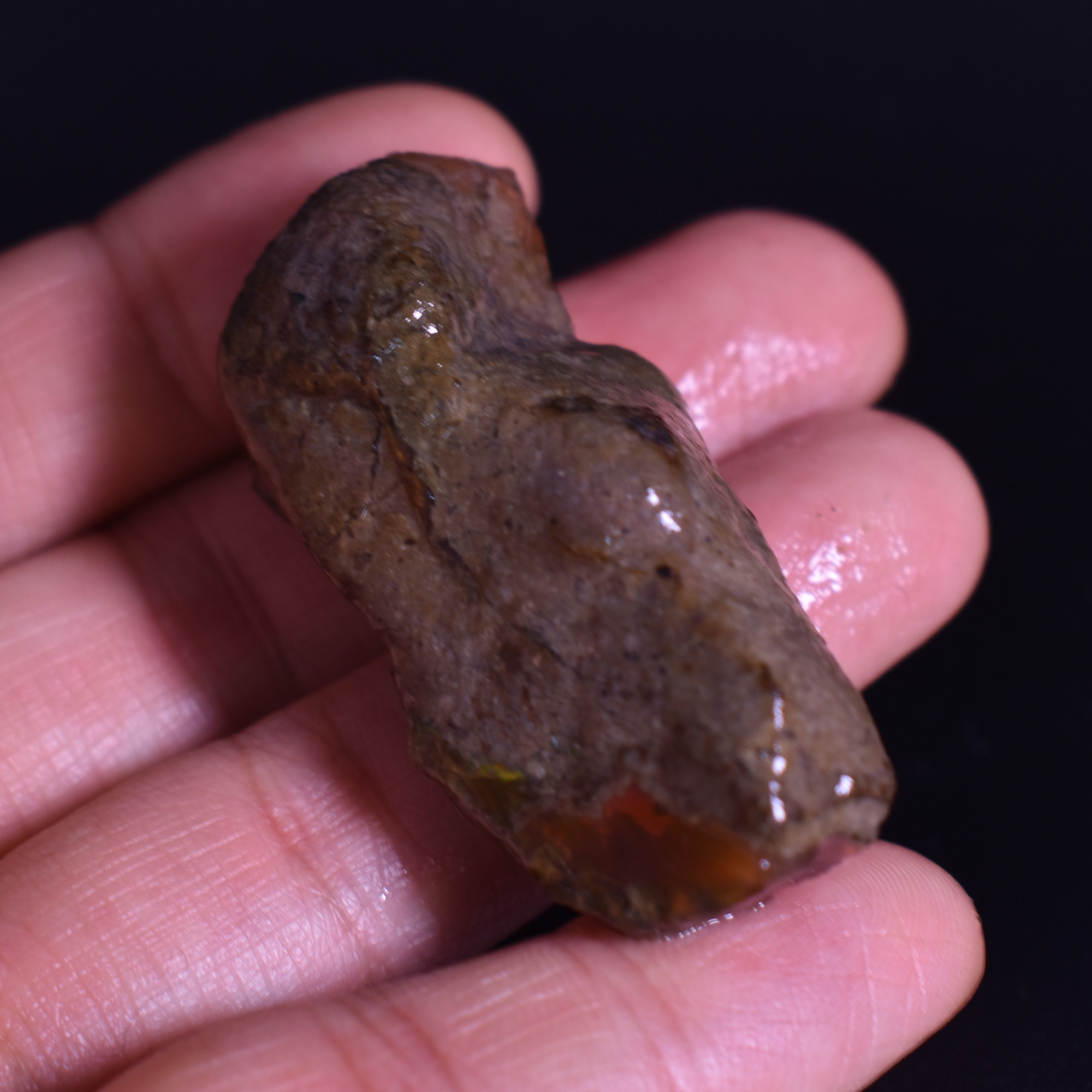 Ethiopian Crystal Opal Non Hydrophane Raw Specimen Rock - 103ct weight #03 - Image 4