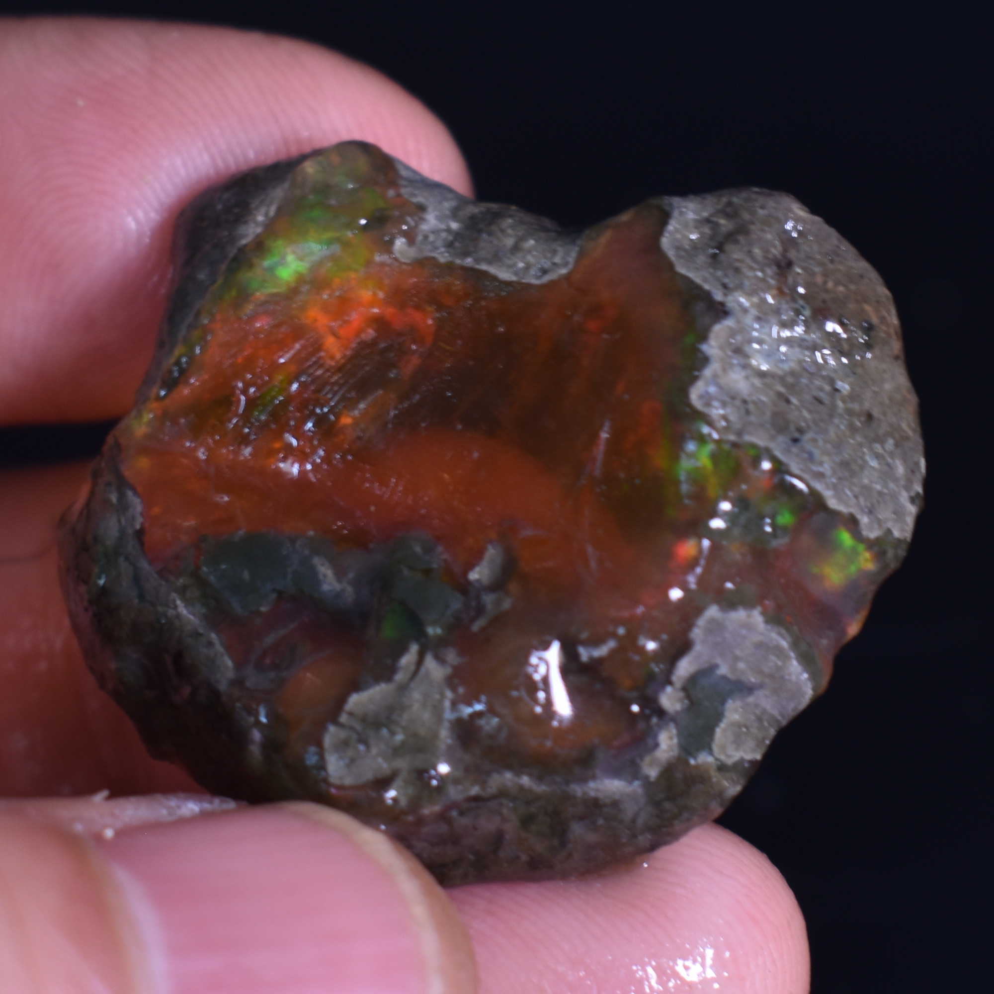 Ethiopian Crystal Opal Non Hydrophane Raw Specimen Rock - 50ct weight #06 - Image 2