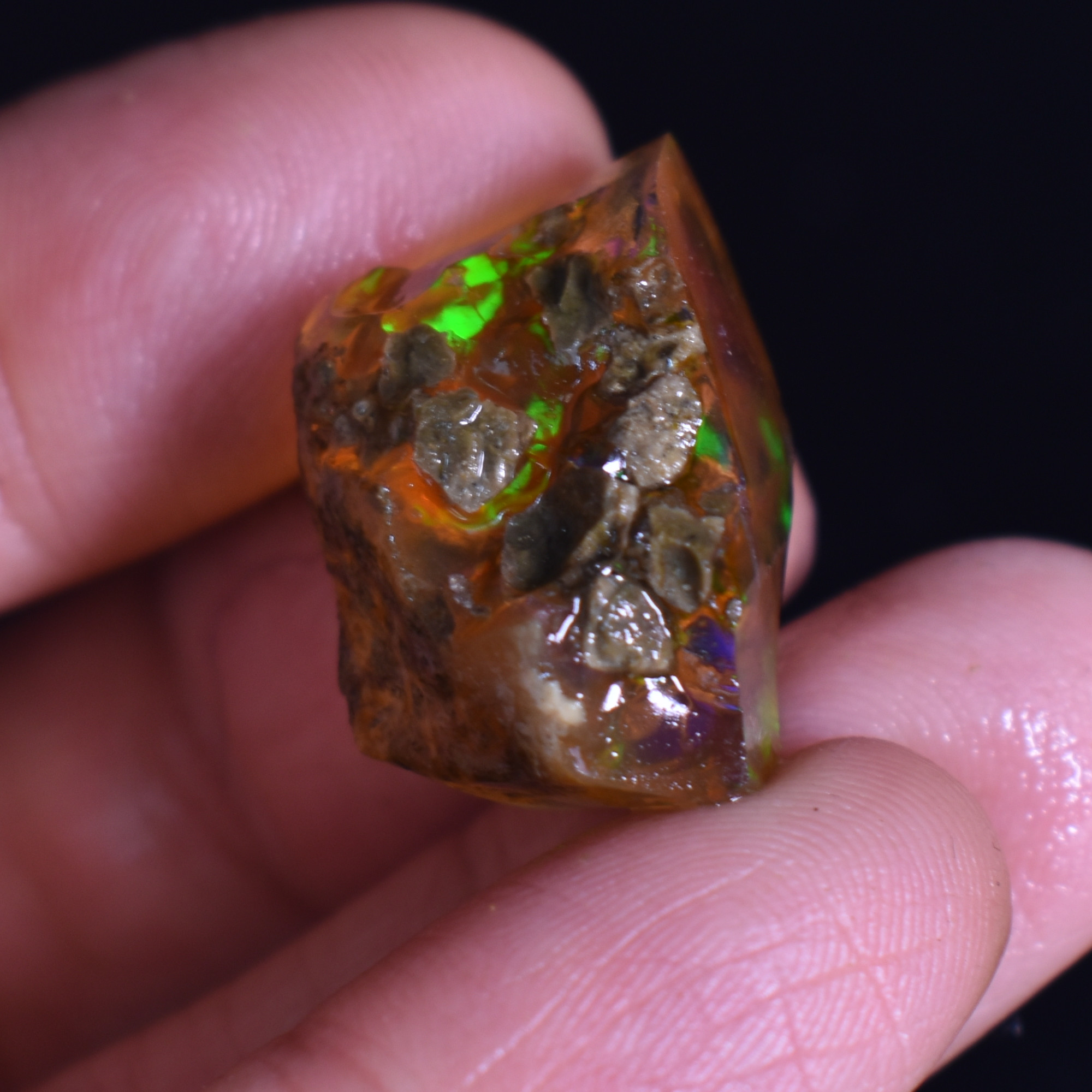 Ethiopian Crystal Opal Non Hydrophane Raw Specimen Rock - 32ct weight #07 - Image 2
