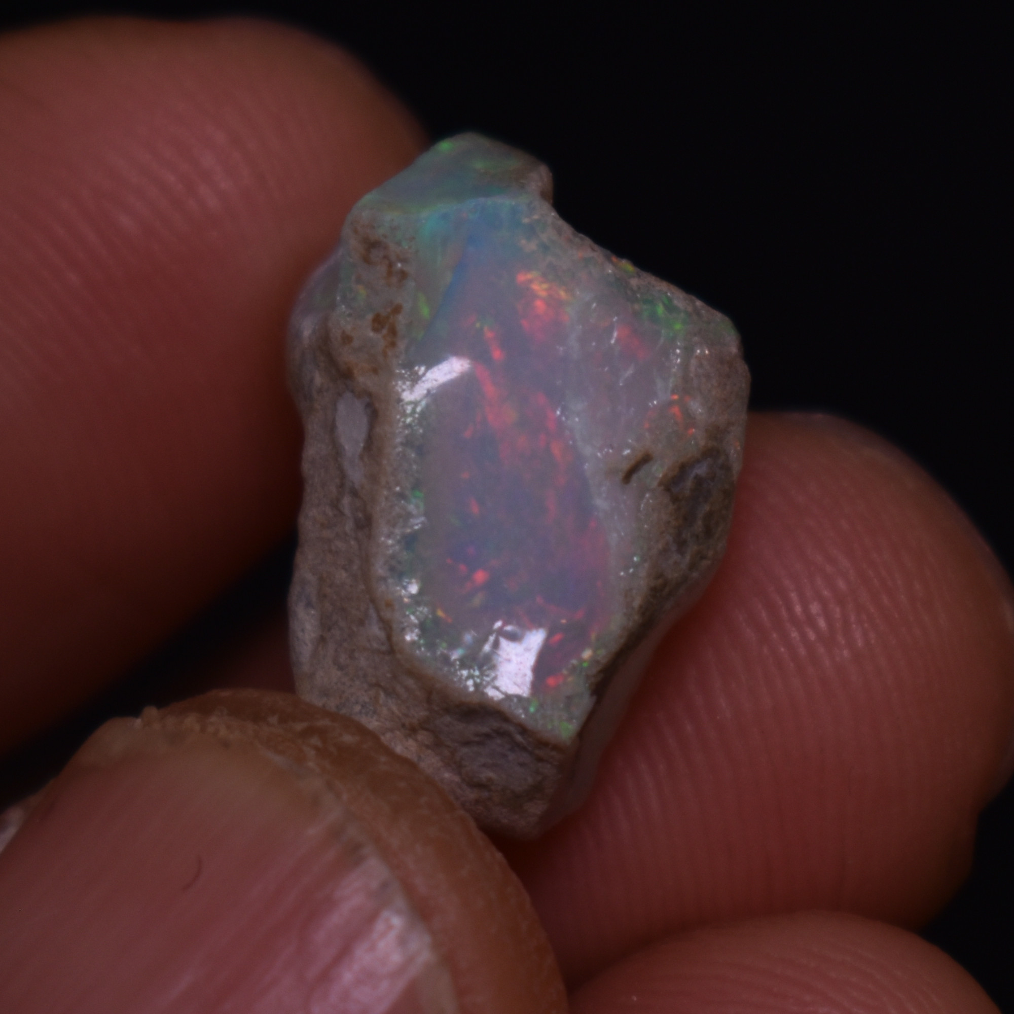 Ethiopian Welo Rough Opal Top Grade Specimen - 4.4ct weight #82 - Image 3