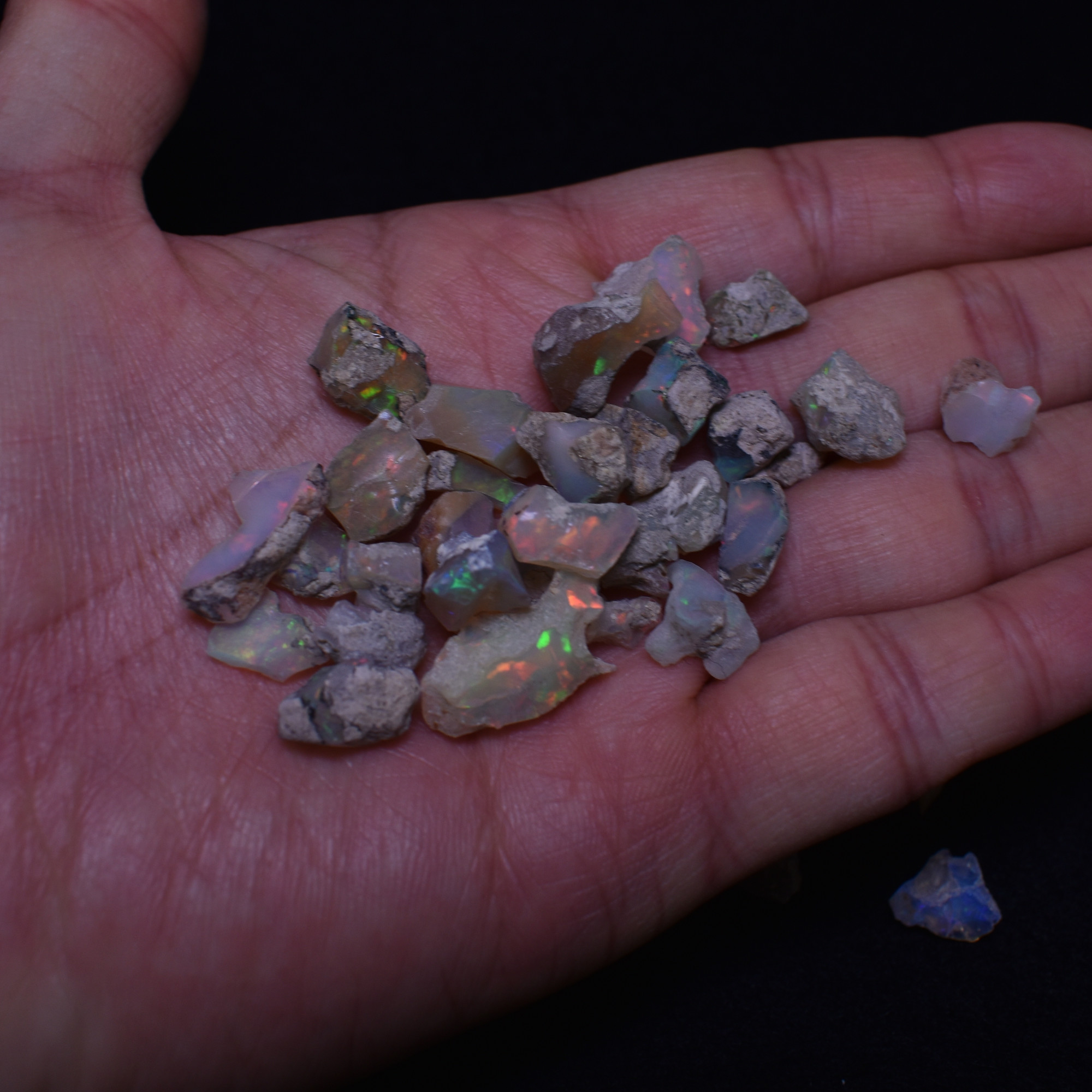 Ethiopian Welo Rough Opal Chips, Nuggets - 4 Options - Image 2
