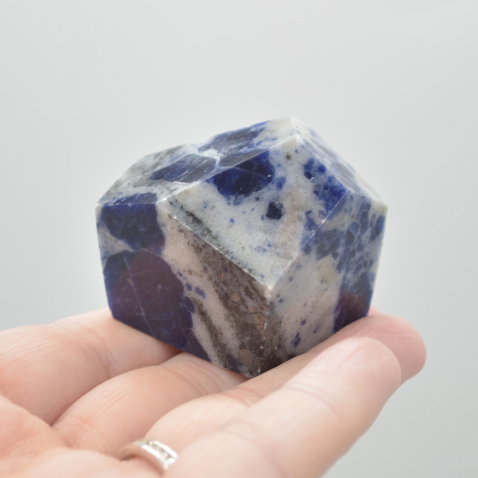 Sodalite Polished Freeform Gemstone - 75 grams #03 - Image 5