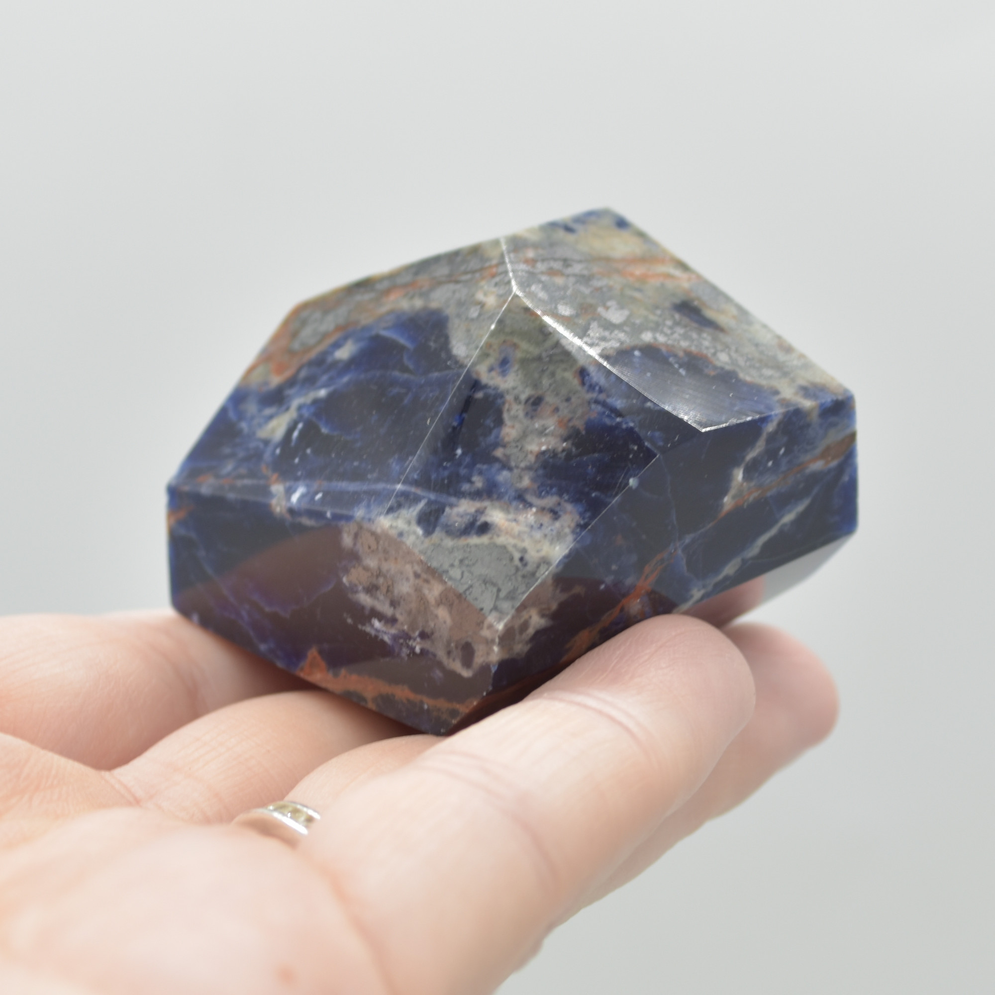 Sodalite Polished Freeform Gemstone - 89 grams #17 - Image 5