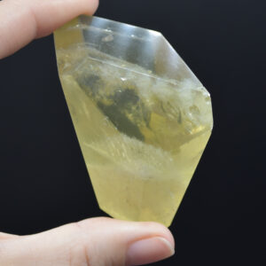 Yellow Quartz Polished Freeform Gemstone - 105 grams #03