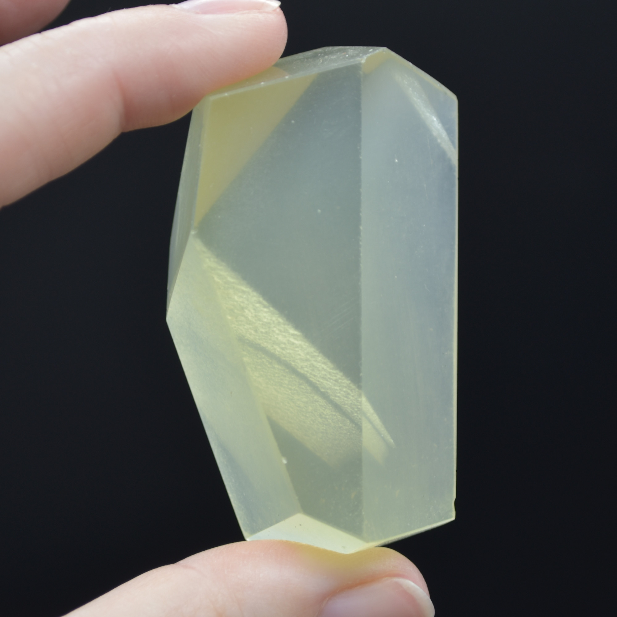 Yellow Quartz Polished Freeform Gemstone - 66 grams #10 - Image 3