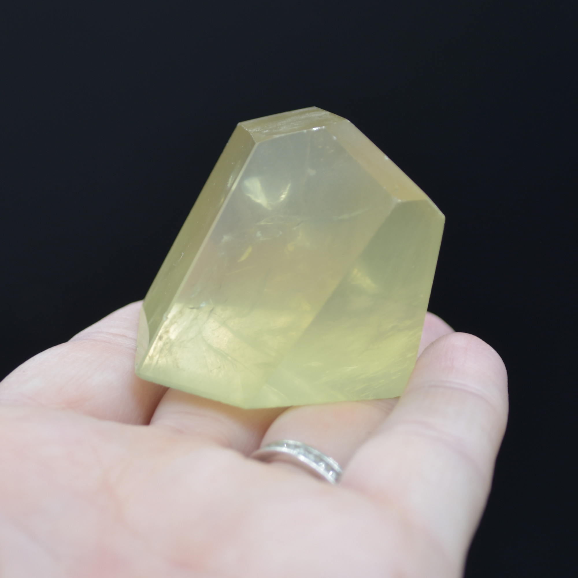 Yellow Quartz Polished Freeform Gemstone - 70 grams #11 - Image 5