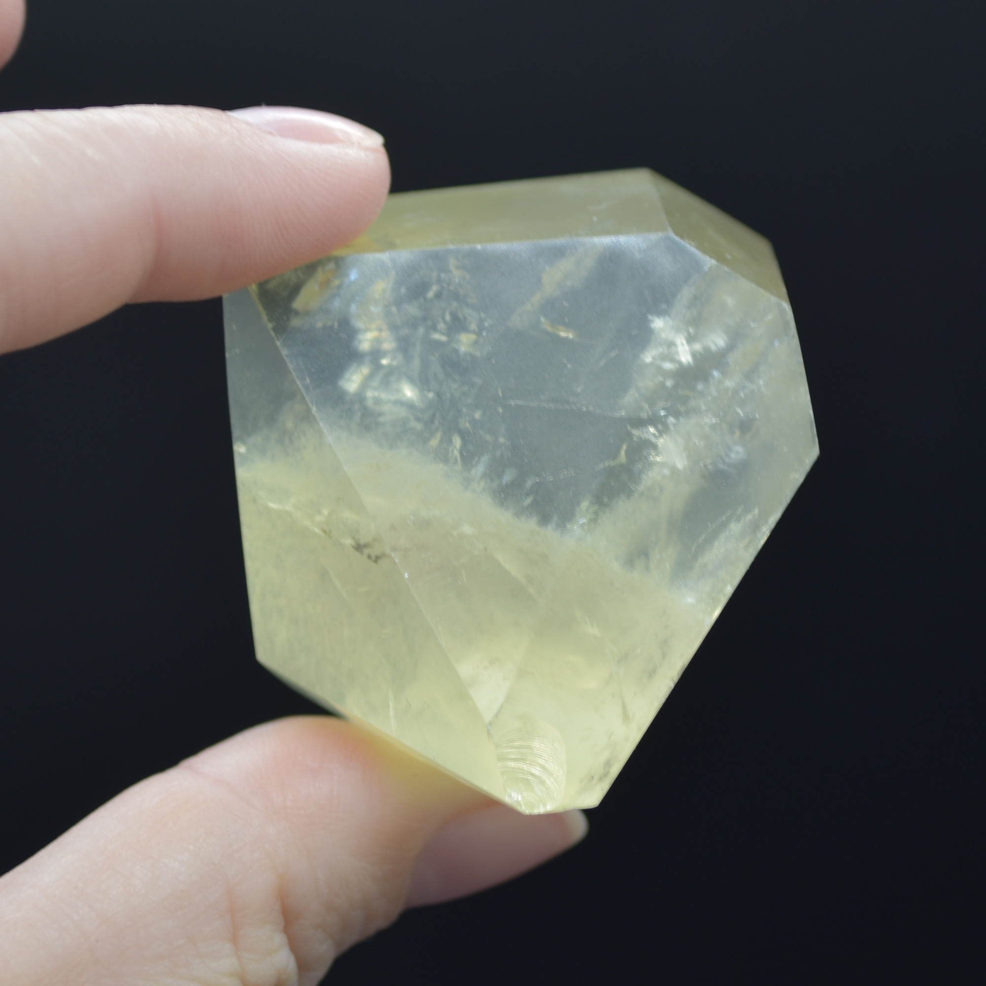 Yellow Quartz Polished Freeform Gemstone - 81 grams #12 - Image 3