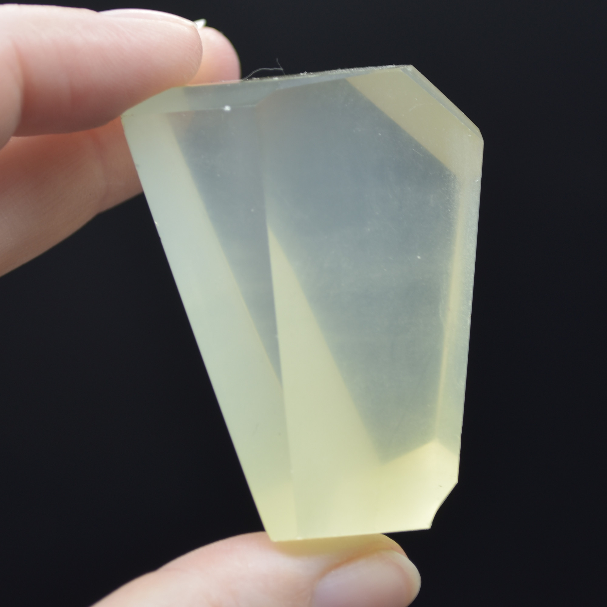 Yellow Quartz Polished Freeform Gemstone - 70 grams #17 - Image 3