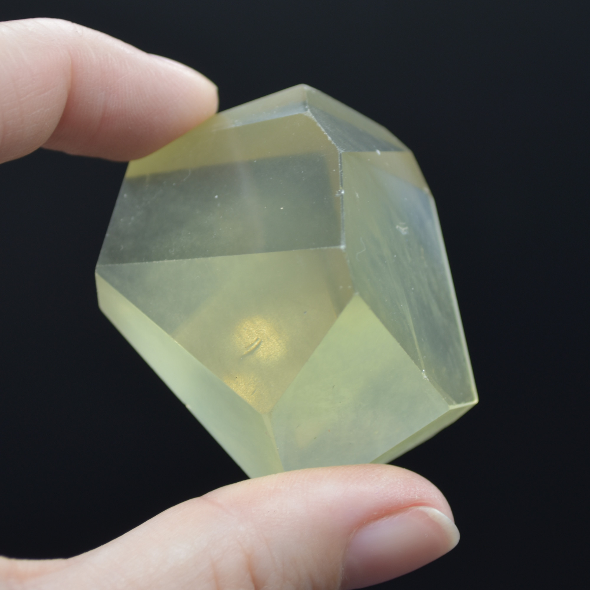 Yellow Quartz Polished Freeform Gemstone - 66 grams #20 - Image 3