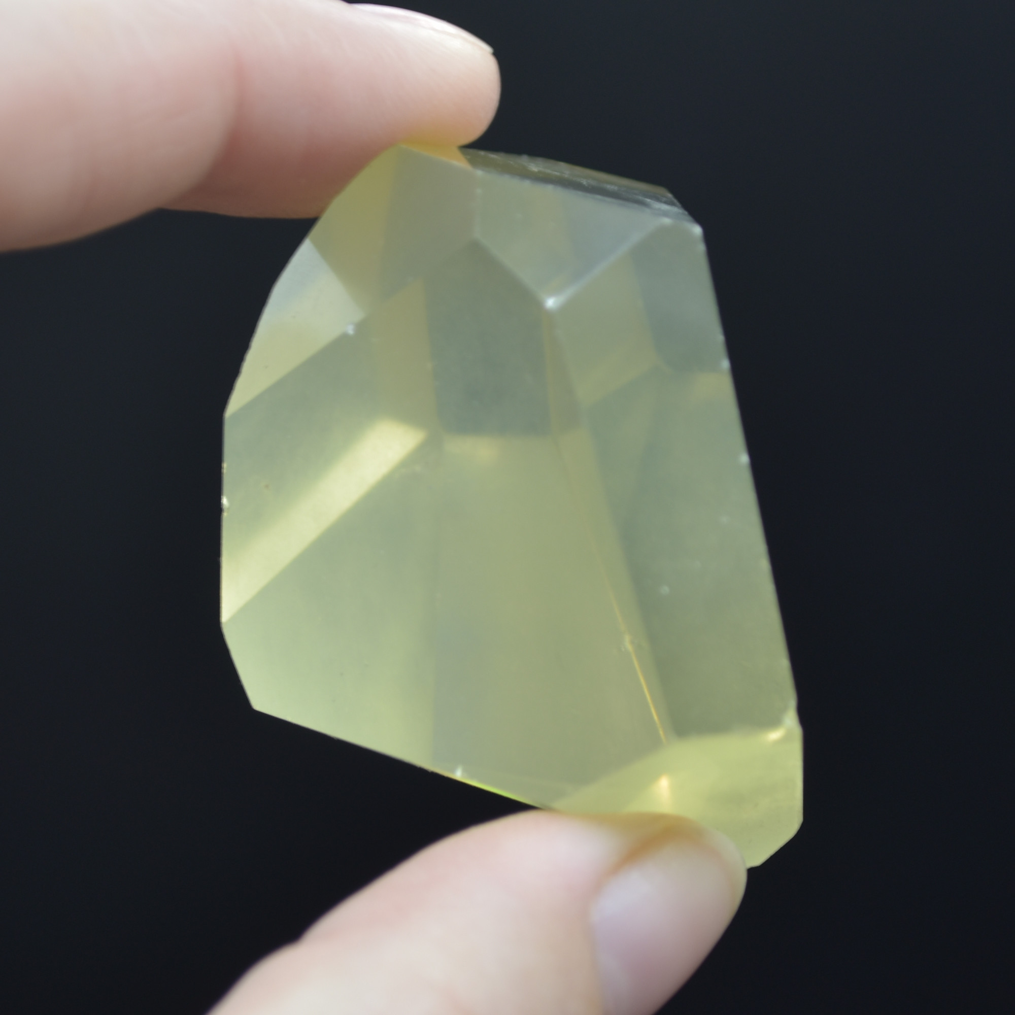 Yellow Quartz Polished Freeform Gemstone - 66 grams #20 - Image 4