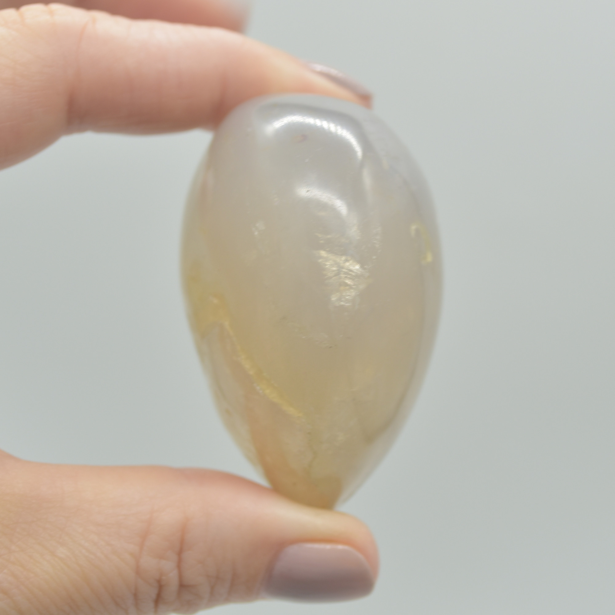 Blue Rose Quartz Crystal Puffy Heart - 5cm - 143 grams - #08 - Image 2