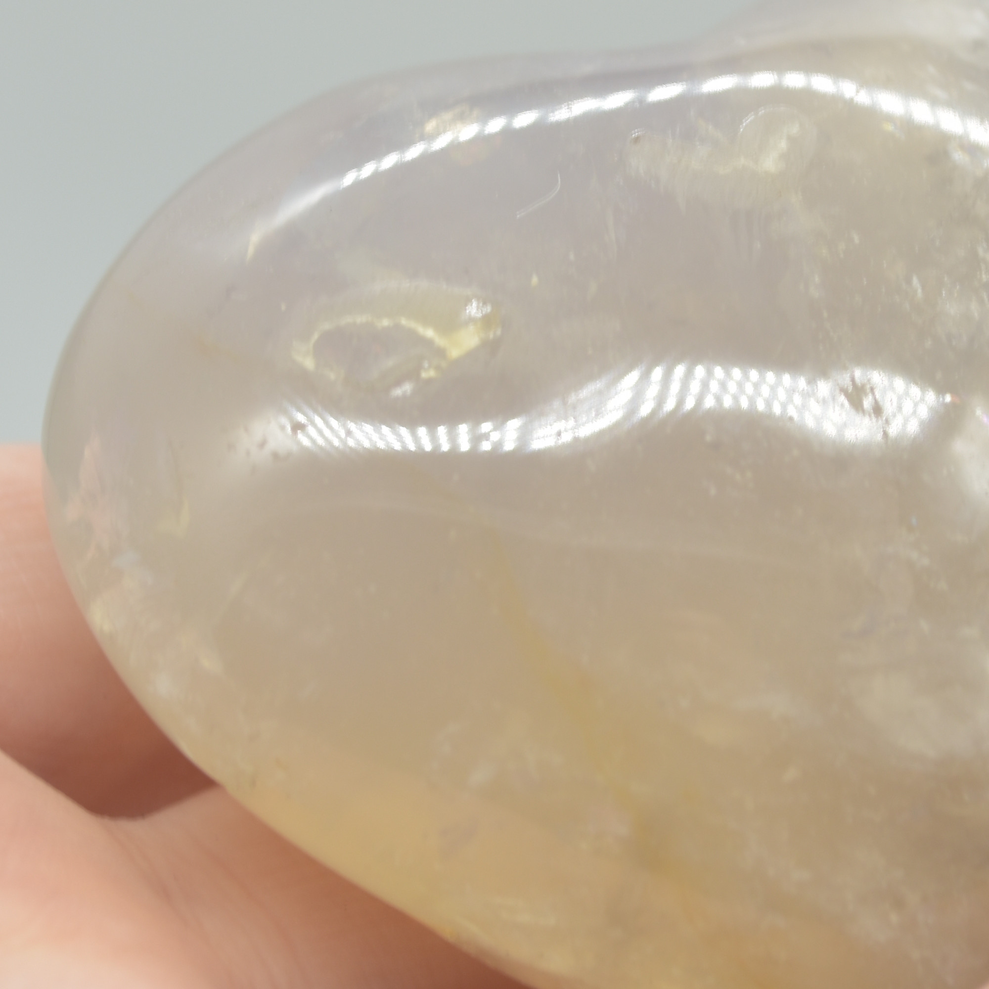 Blue Rose Quartz Crystal Puffy Heart - 5cm - 143 grams - #08 - Image 5