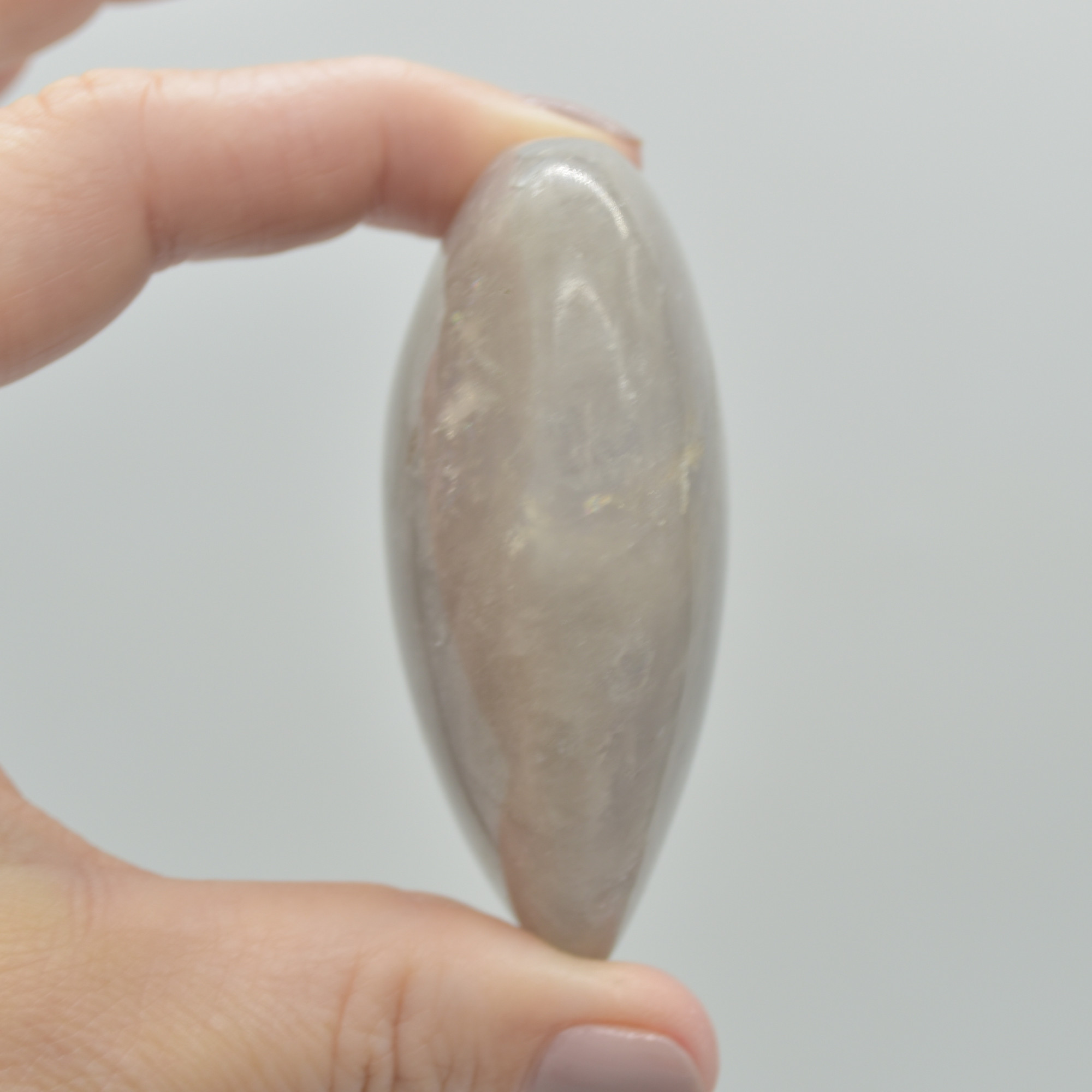 Blue Rose Quartz Crystal Puffy Heart - 6.4cm - 148 grams - #09 - Image 2