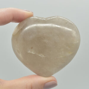 Blue Rose Quartz Crystal Puffy Heart - 5.7cm - 120 grams - #11