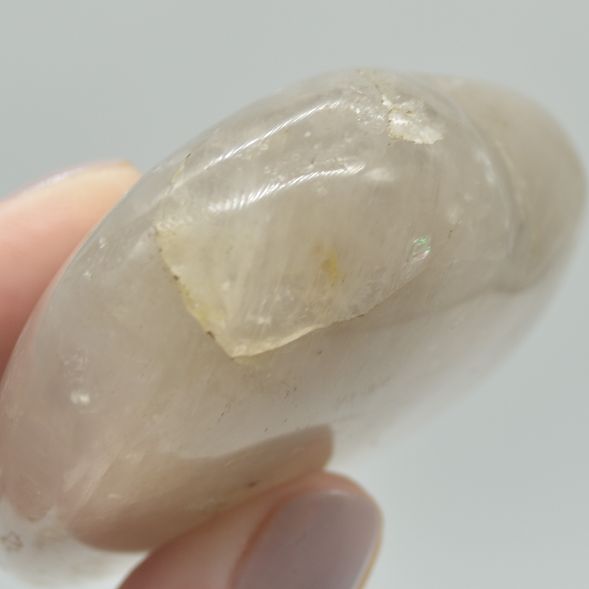 Blue Rose Quartz Crystal Puffy Heart - 5.7cm - 120 grams - #11 - Image 4