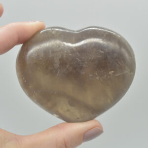 Blue Rose Quartz Crystal Puffy Heart - 5.8cm - 157 grams - #14
