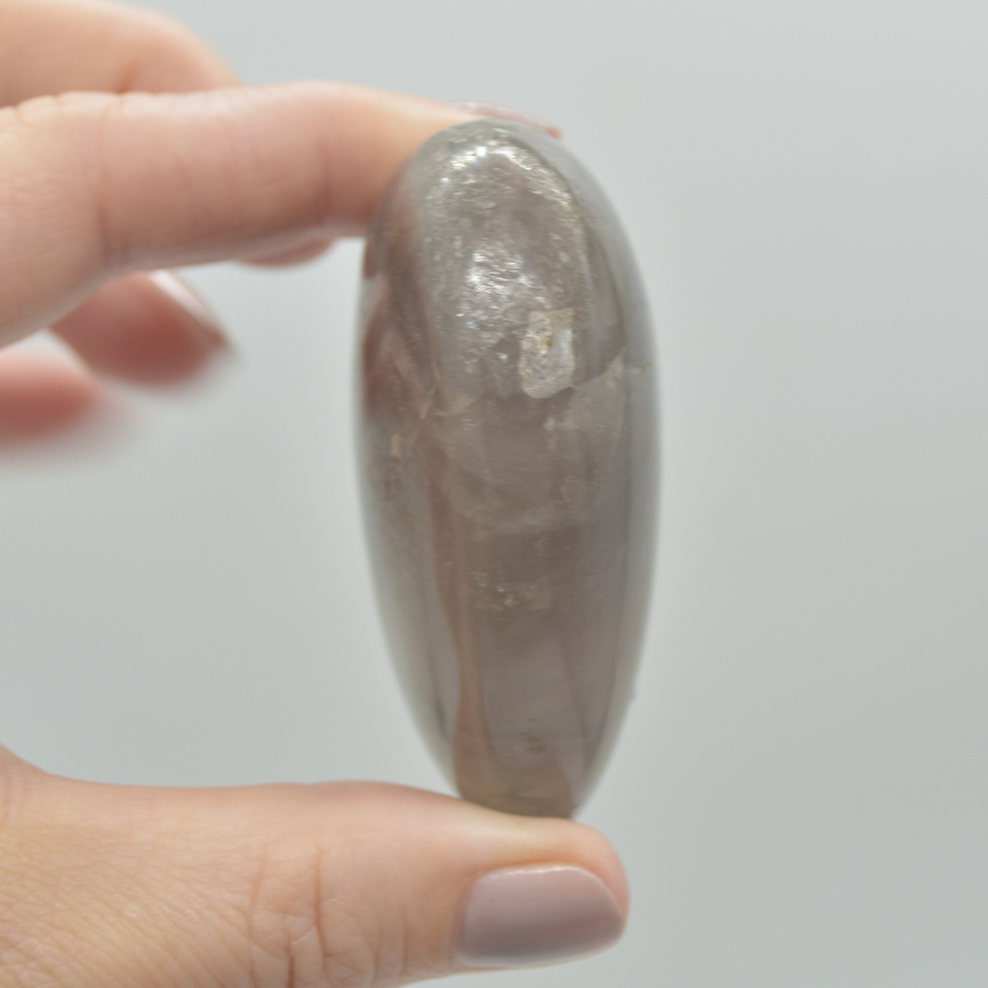 Blue Rose Quartz Crystal Puffy Heart - 5.8cm - 157 grams - #14 - Image 2