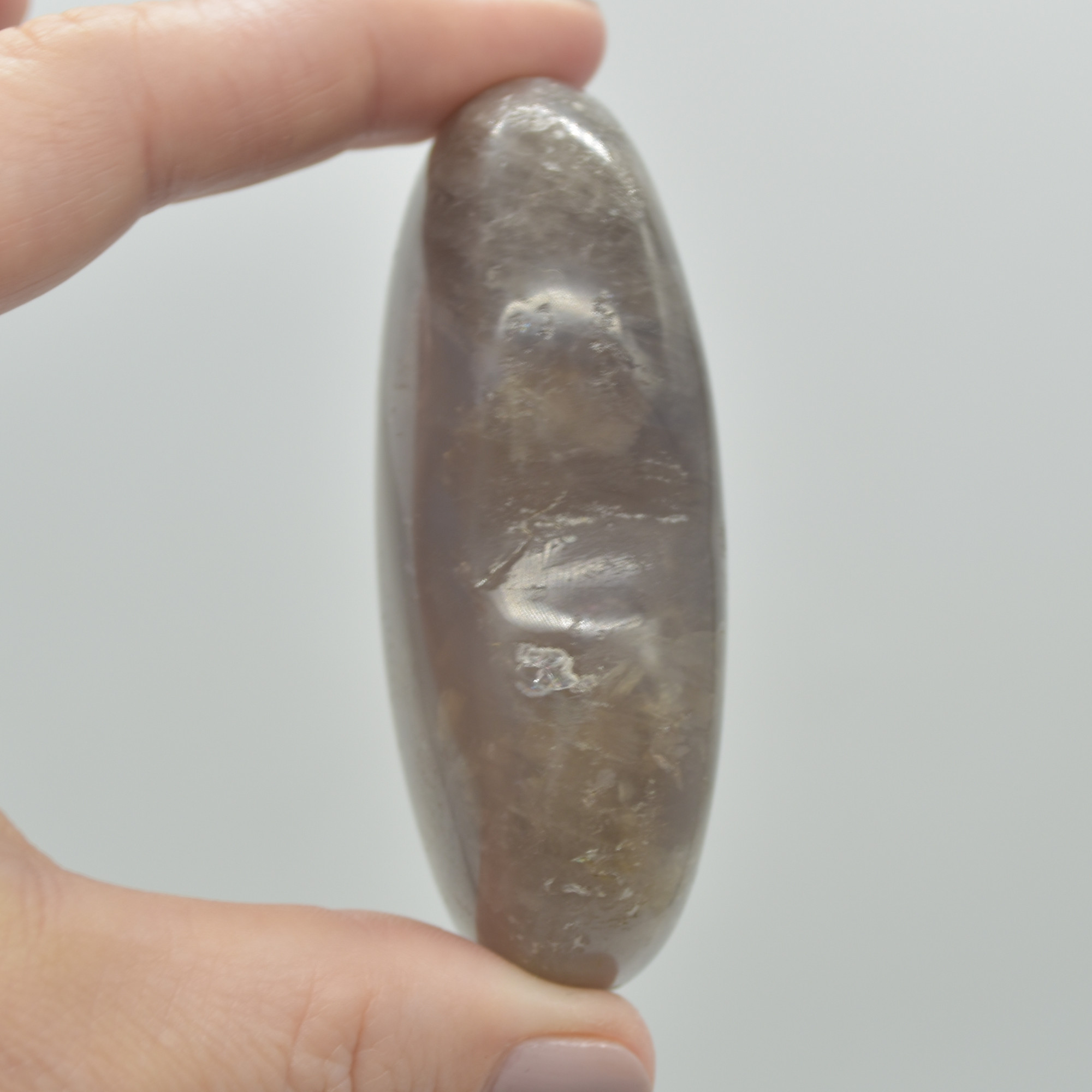 Blue Rose Quartz Crystal Puffy Heart - 5.8cm - 157 grams - #14 - Image 3