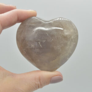 Blue Rose Quartz Crystal Puffy Heart - 5.6cm - 161 grams - #18