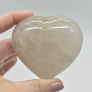 Blue Rose Quartz Crystal Puffy Heart - 6.5cm - 228 grams - #22