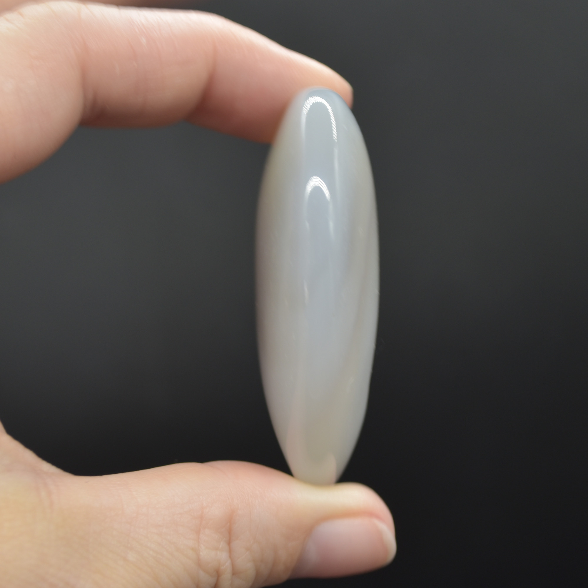 Druzy Agate Carved Heart - 5.3cm #04 - Image 2