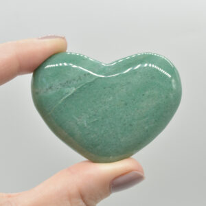 Green Aventurine Crystal Puffy Heart - 62 grams - #6