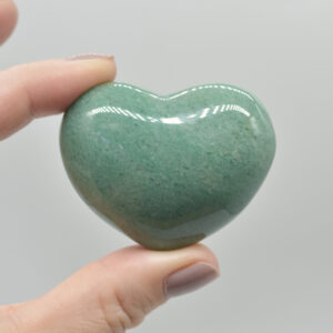 Green Aventurine Crystal Puffy Heart - 72 grams - #8