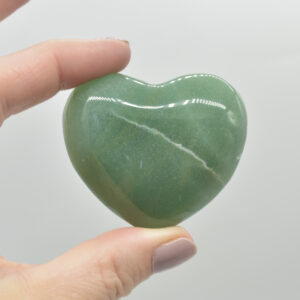 Green Aventurine Crystal Puffy Heart - 80 grams - #9