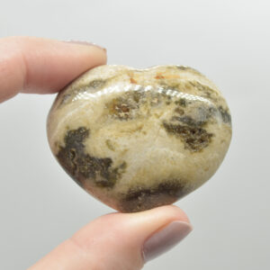 Ocean Jasper Crystal Puffy Heart - 47 grams - #7