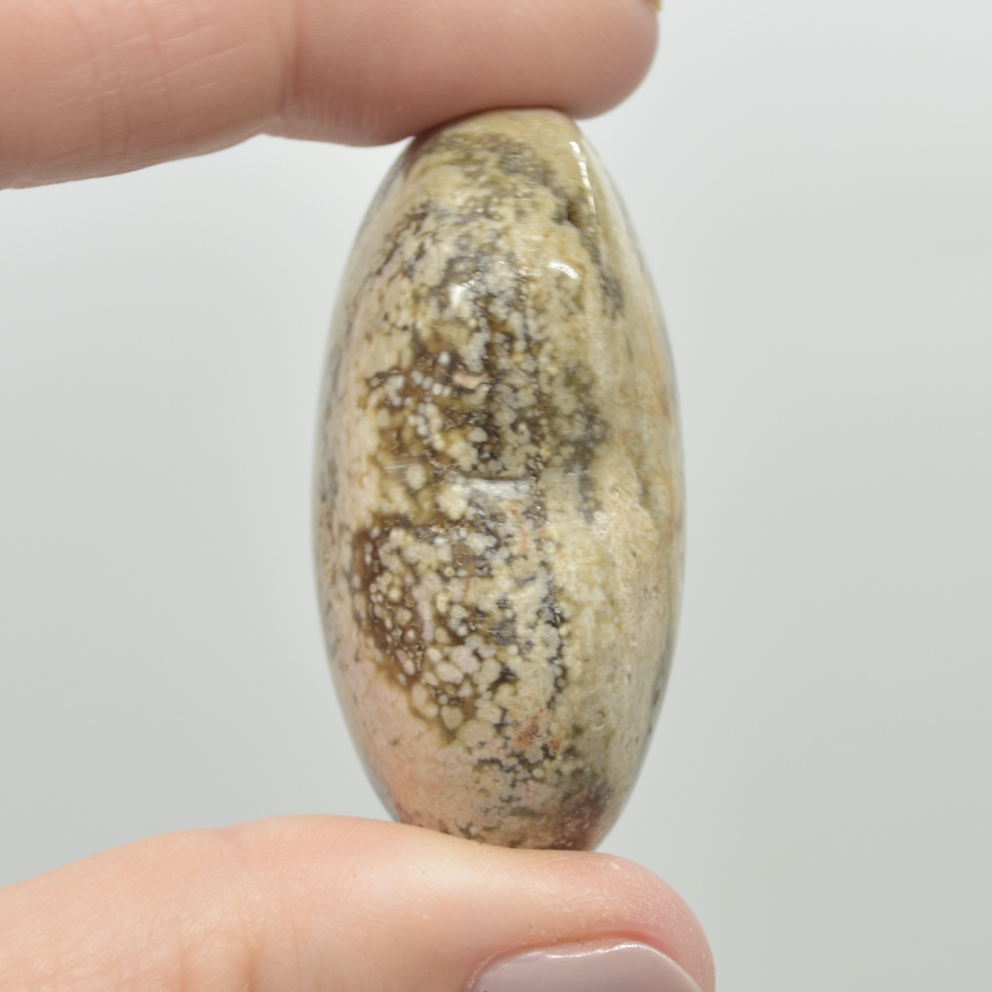 Ocean Jasper Crystal Puffy Heart - 47 grams - #7 - Image 2