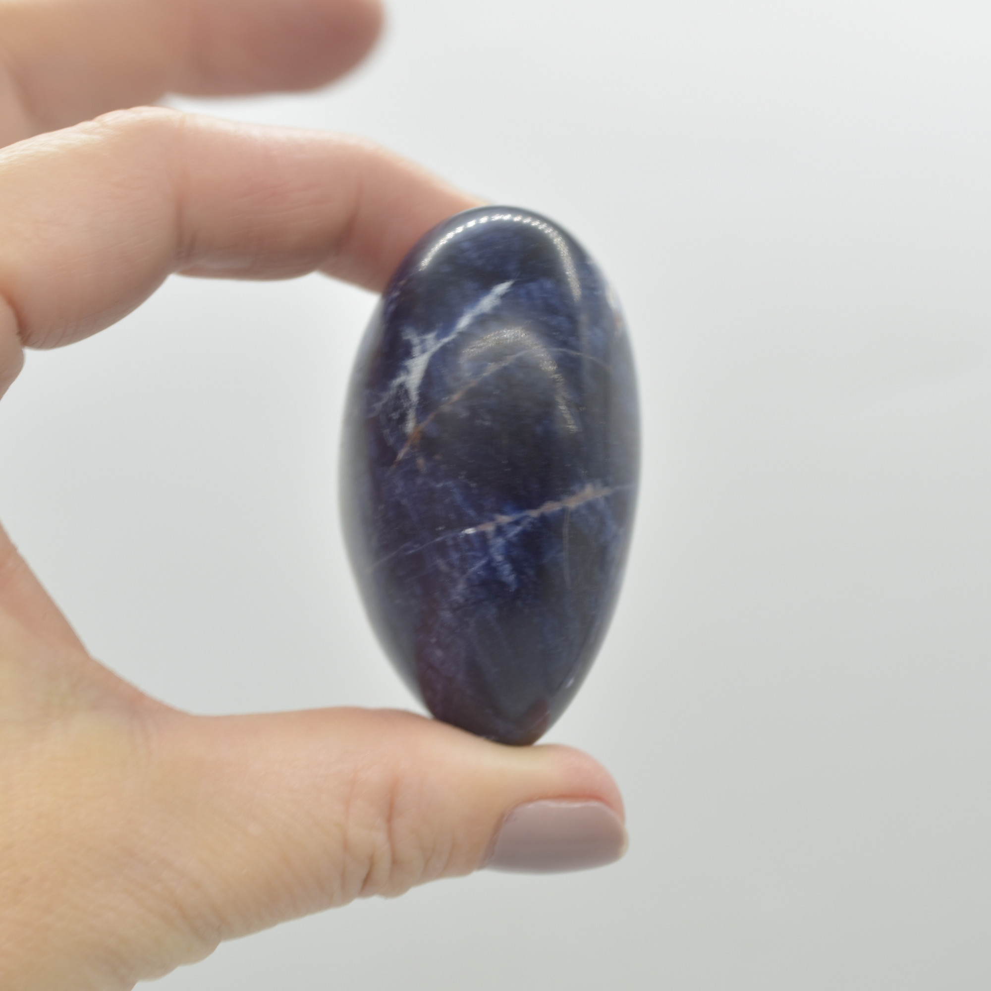 Sodalite Crystal Puffy Heart - 110 grams - #9 - Image 2