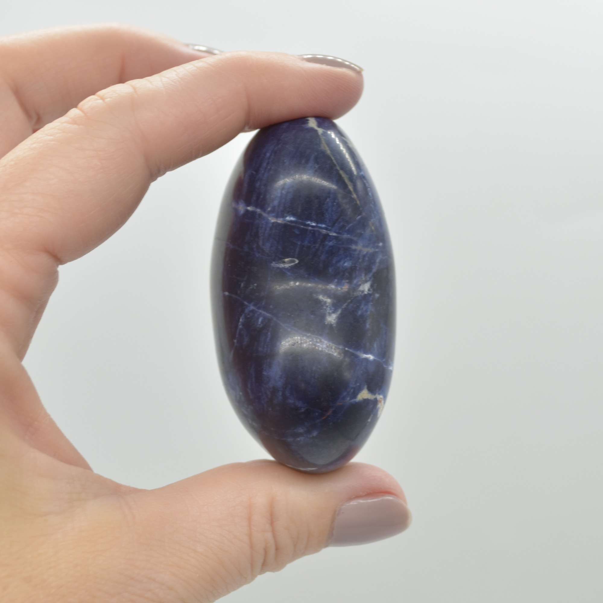 Sodalite Crystal Puffy Heart - 110 grams - #9 - Image 3