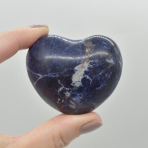 Sodalite Crystal Puffy Heart - 112 grams - #5