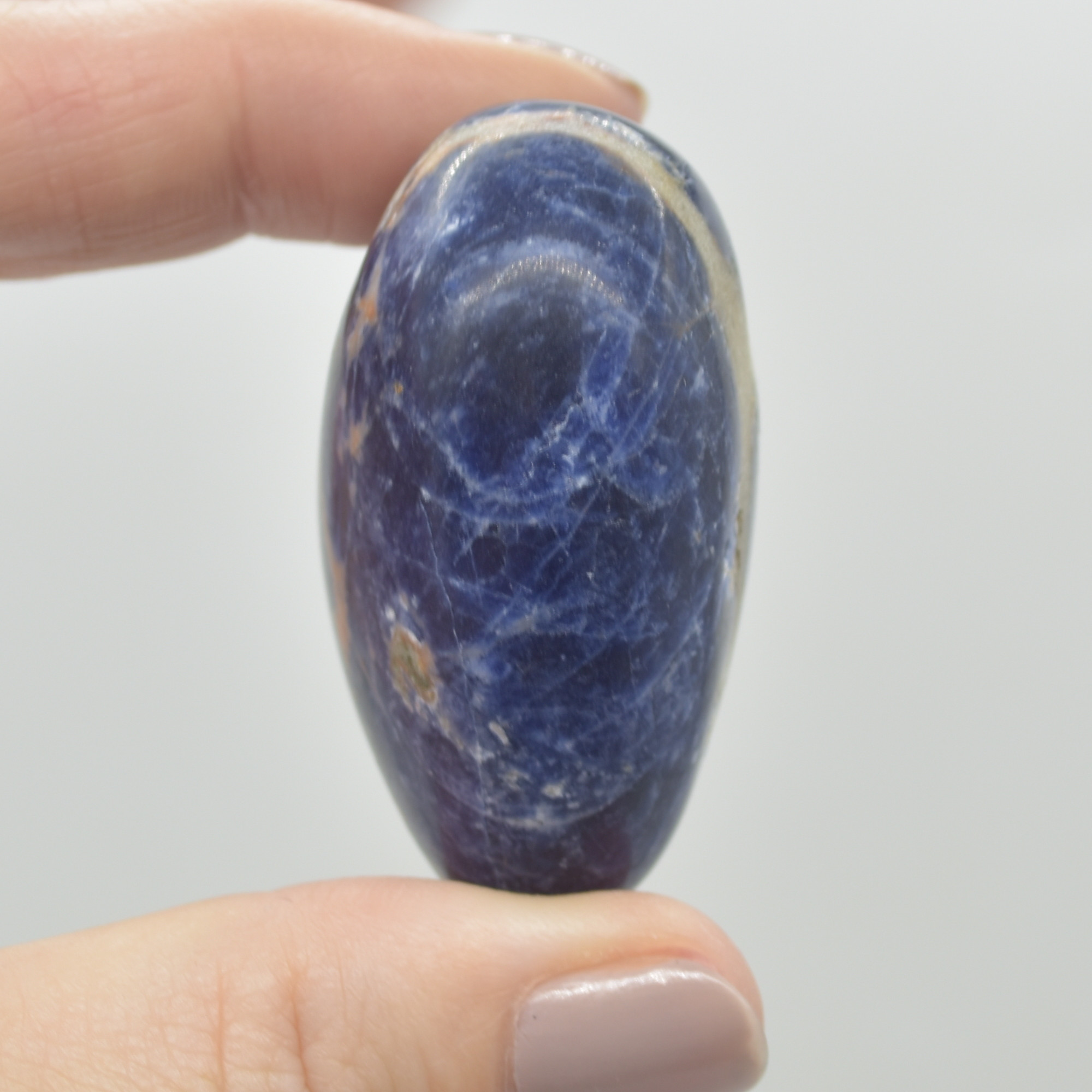 Sodalite Crystal Puffy Heart - 69 grams - #6 - Image 2