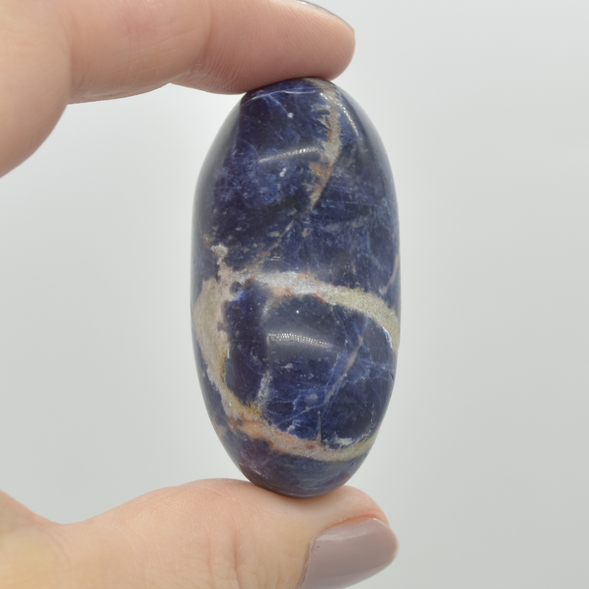 Sodalite Crystal Puffy Heart - 69 grams - #6 - Image 3