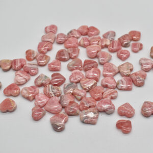 Rhodochrosite Crystal Heart from Argentina - 1.5cm - 2cm - 1, 2, 5or 10 Count