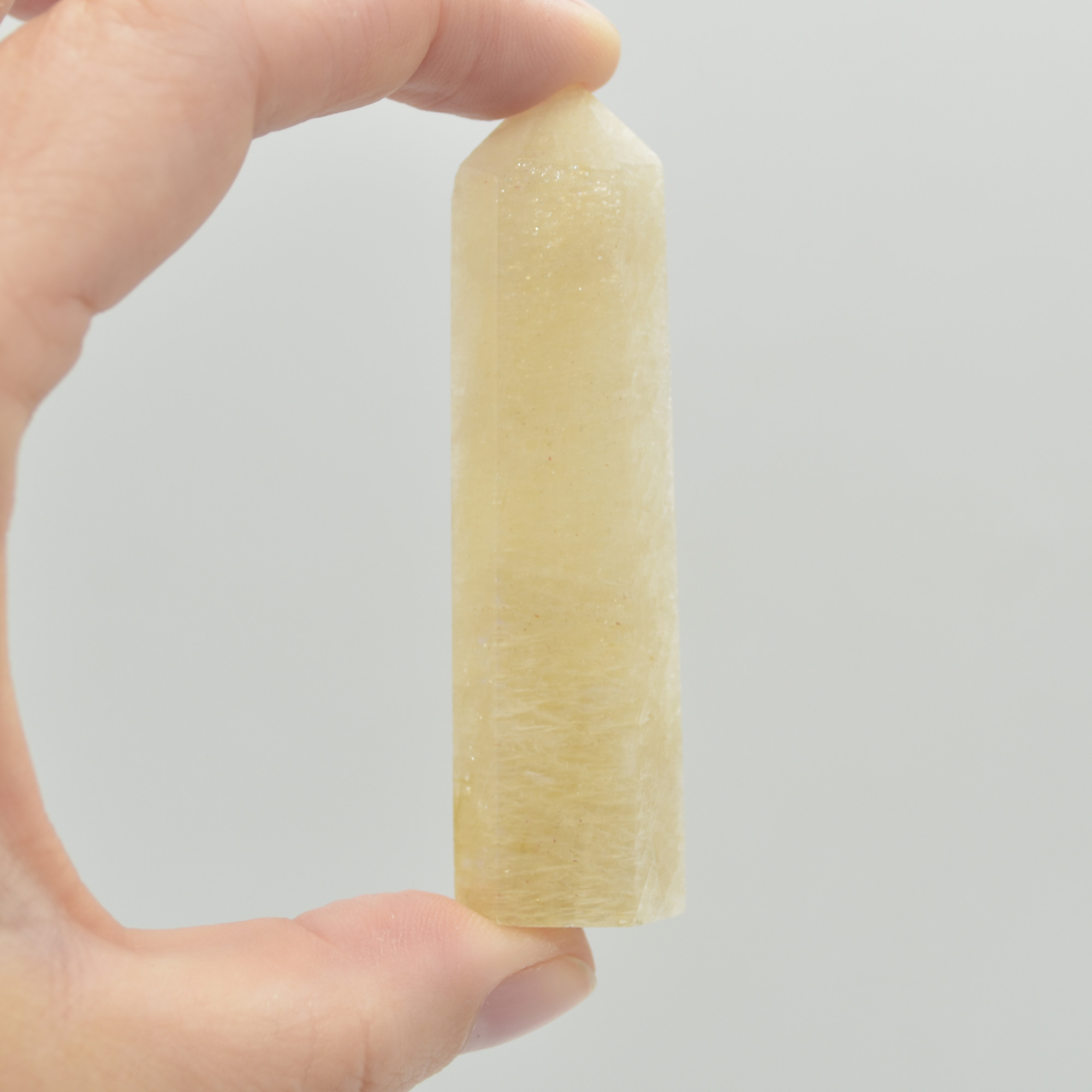 Rainbow Moonstone Point, Tower, Wand - 7cm - 8cm - 1 Count - Image 3