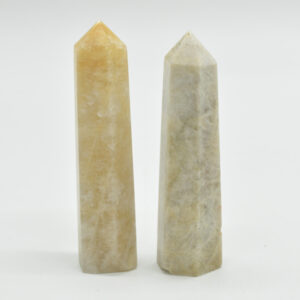 Rainbow Moonstone Point, Tower, Wand  - 8cm - 9cm - 1 Count
