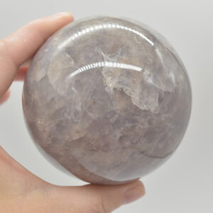 Blue Rose Quartz Crystal Sphere Ball - 8cm - 821 grams - #01